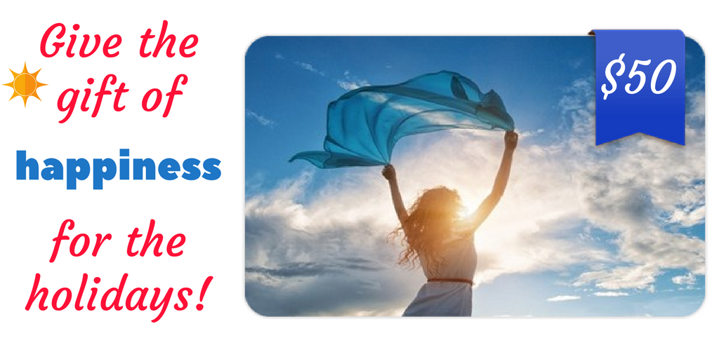 Give the gift of happiness for the holidays!